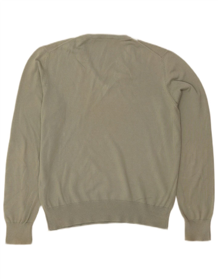 Женский джемпер с v-образным вырезом PRINGLE UK 14, средний хаки Argyle/Diamond