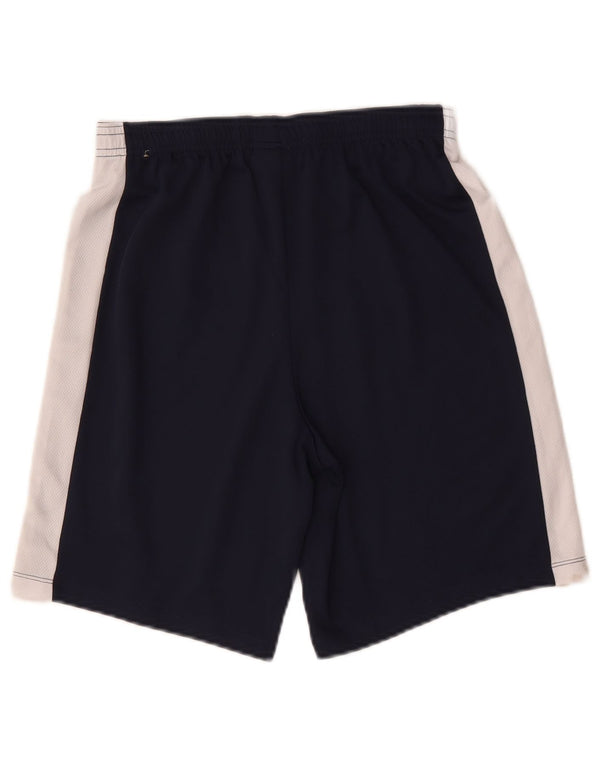 Спортивные шорты Nike Dri Fit для мальчиков 13–14 лет XL, темно-синие, с цветными блоками, спортивные