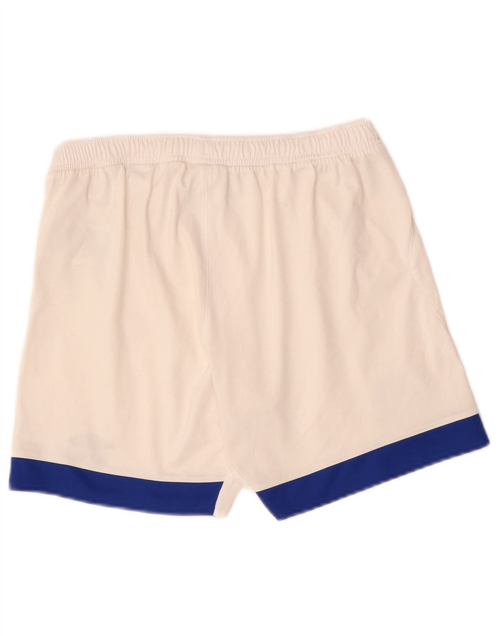 UMBRO Спортивные шорты для мальчиков 13-14 лет XL, белый полиэстер с цветными блоками