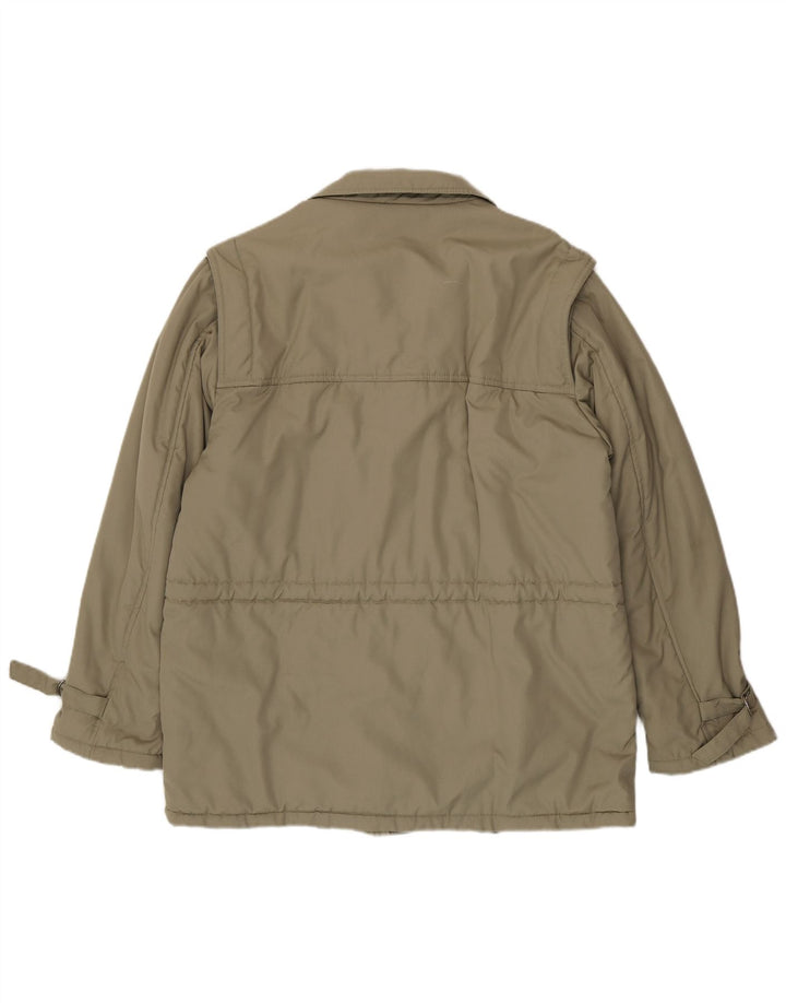 Мужская стеганая куртка Canda IT 54 2XL Хаки Полиэстер