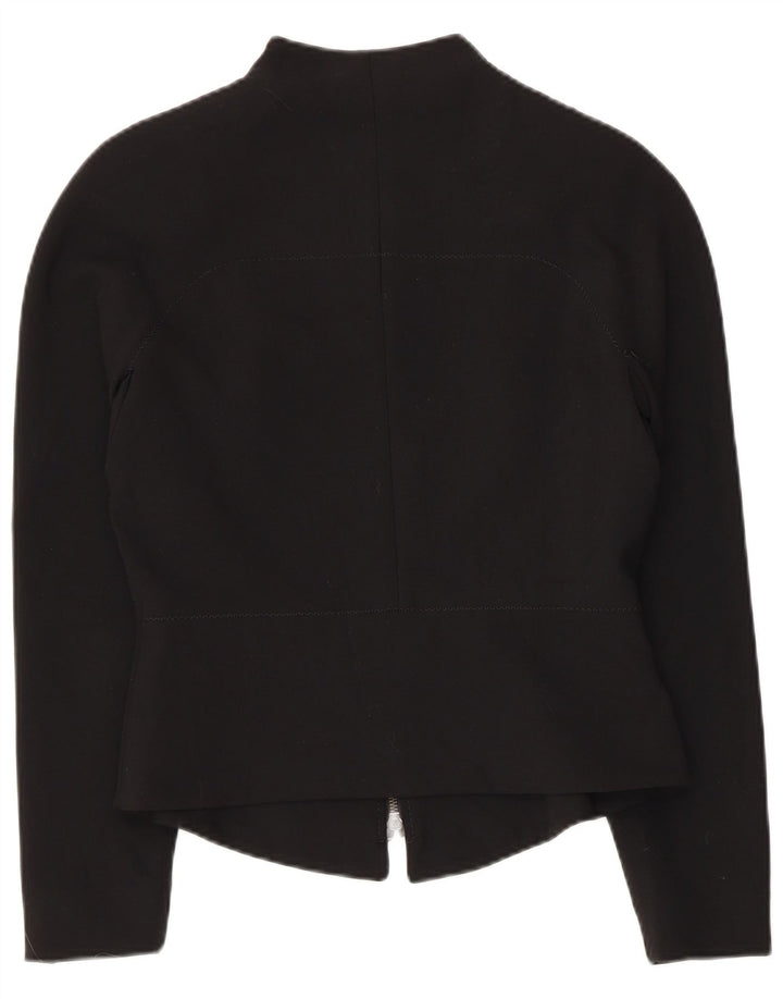 Женский пиджак VINTAGE UK 10, маленький черный полиэстер