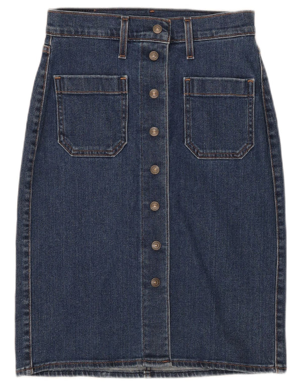 Женская джинсовая юбка Levi's W24 XS, синяя, хлопок