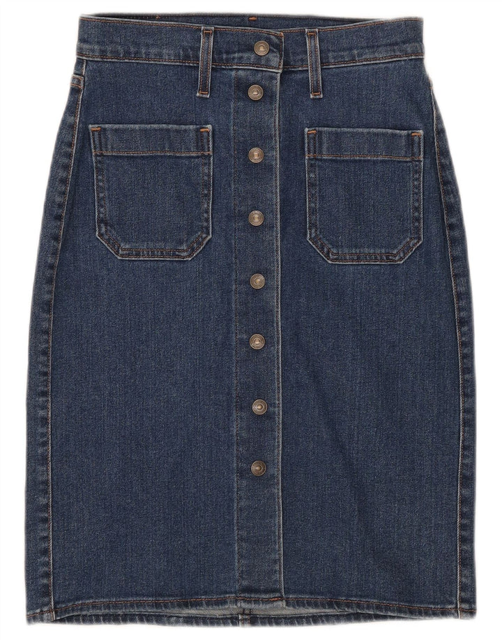 Женская джинсовая юбка Levi's W24 XS, синяя, хлопок