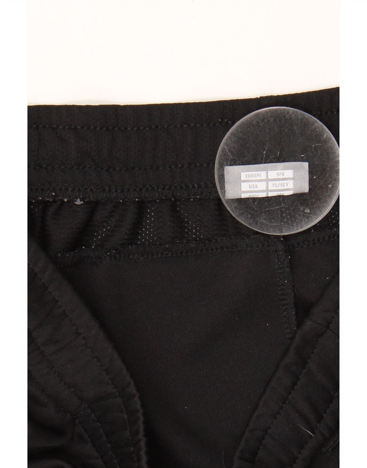HUMMEL Boys Graphic Tracksuit Trousers 15-16 Years  Black Polyester Vintage Hummel and Second-Hand Hummel from Messina Hembry 