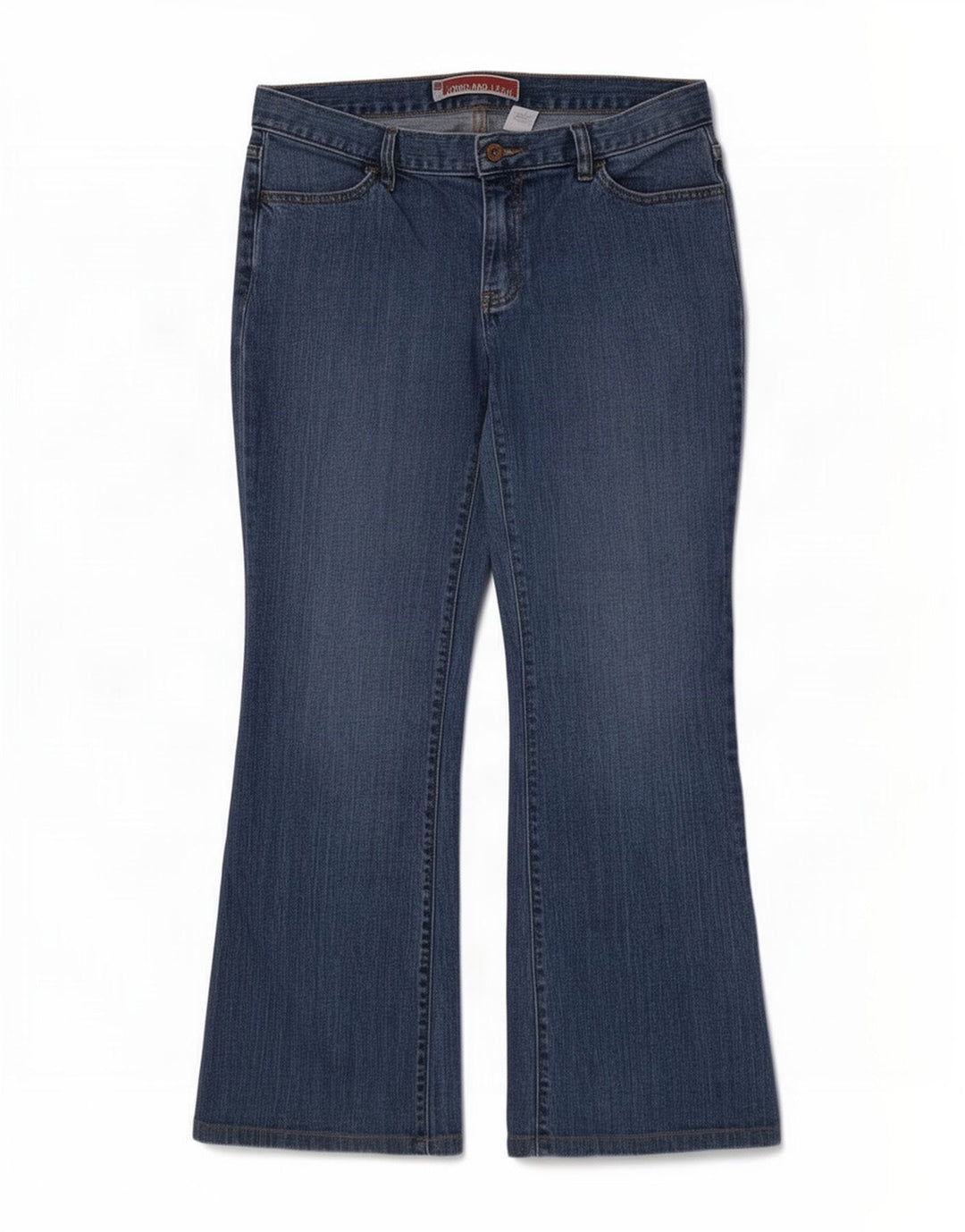 Женские длинные и узкие джинсы Gap Bootcut, США 8, средний размер W30 L29, синий хлопок
