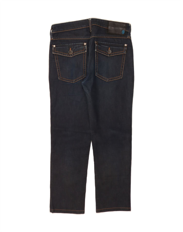 GUESS Mens Straight Jeans W30 L26 Navy Blue Cotton Vintage Guess and Second-Hand Guess from Messina Hembry 