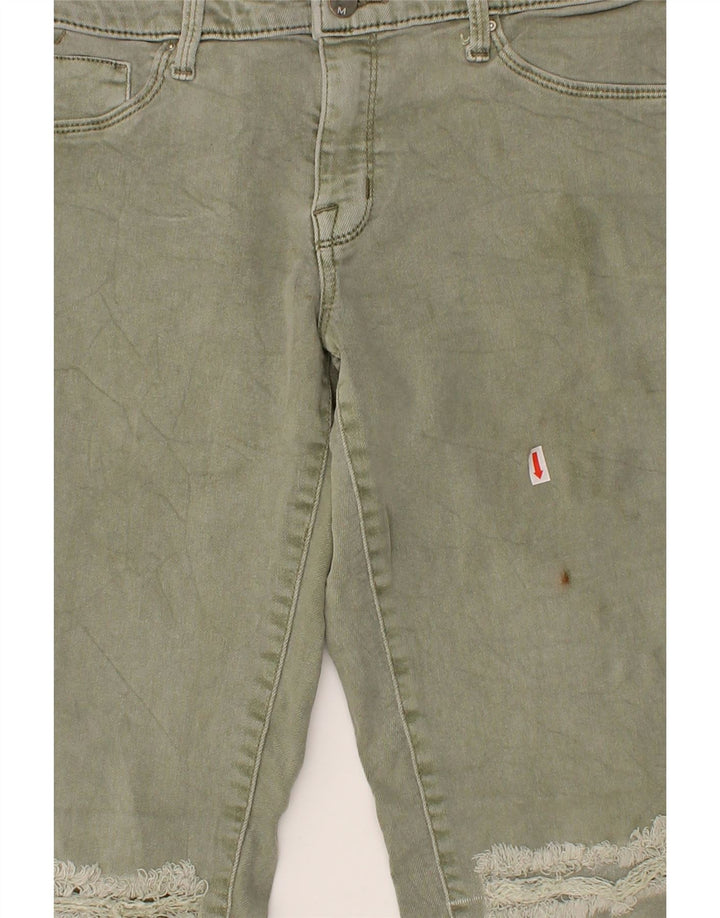 MOSSIMO Womens Mid Rise Jegging Jeans US 8 Medium W30 L26 Green Cotton Vintage Mossimo and Second-Hand Mossimo from Messina Hembry 