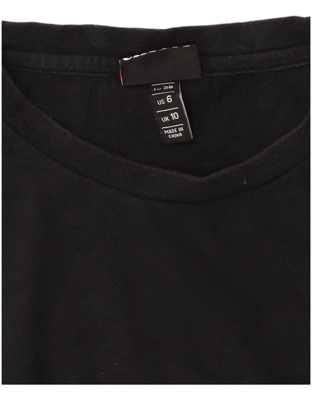 Женская футболка оверсайз Ellesse Top UK 10, маленькая, черная