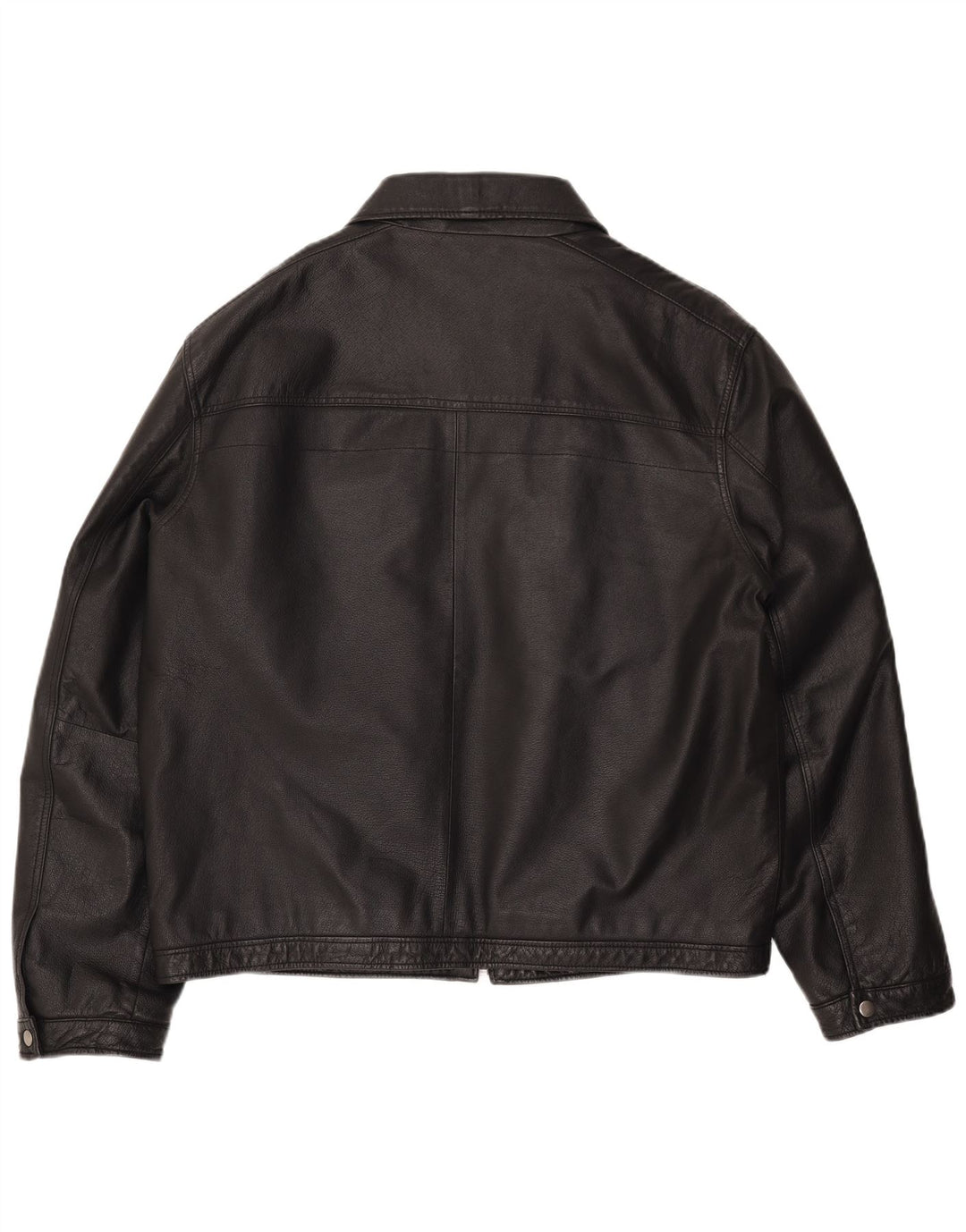 Мужская кожаная куртка ANGELO LITRICO UK 42 XL, черная кожа