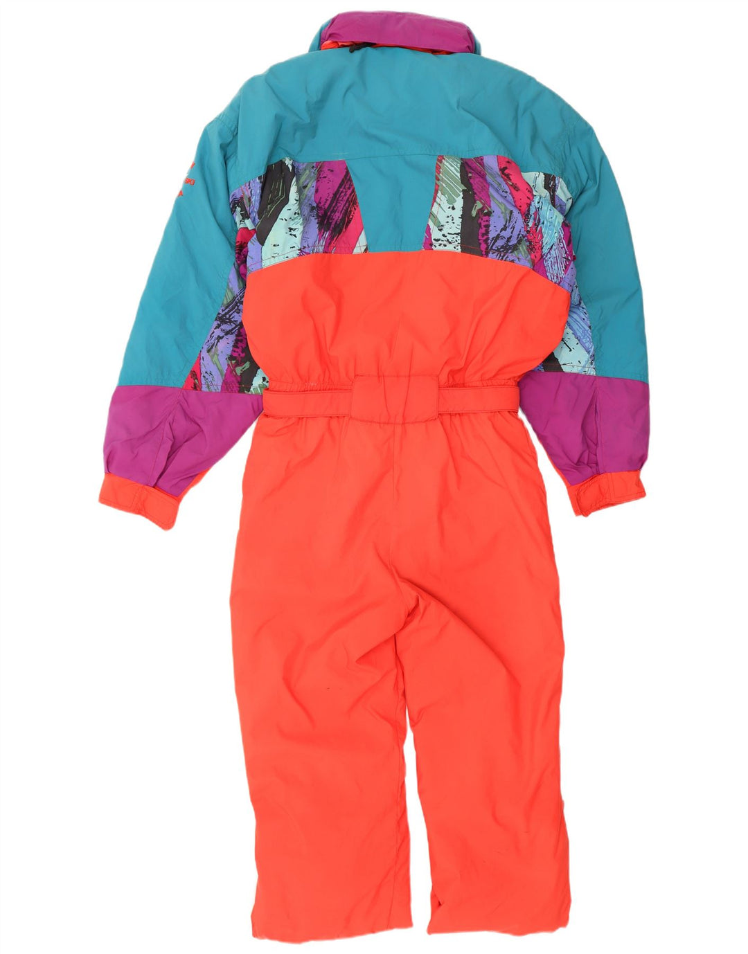 Мужской лыжный комбинезон Fila IT 48 Средний Красный Полиамид с цветными блоками