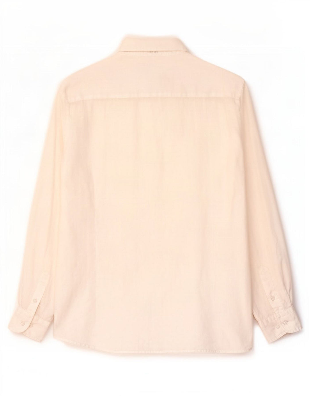 Мужская рубашка Massimo Dutti XL белая льняная