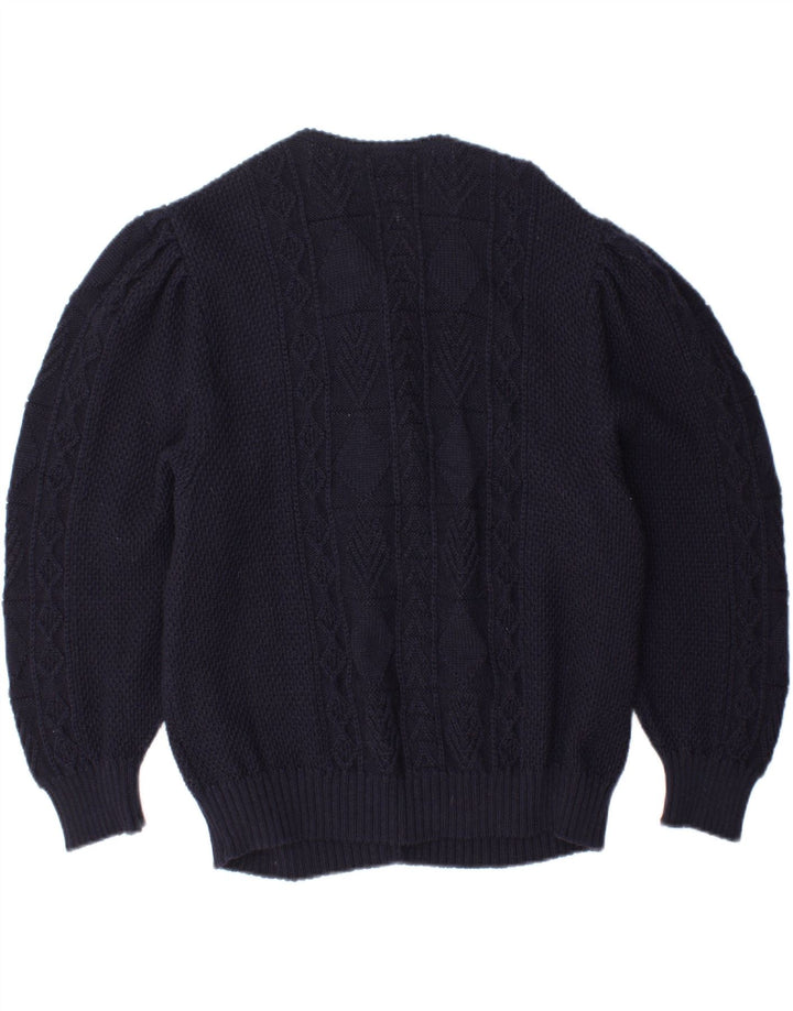 Женский кардиган SIGI SCHEIBER EU 46 XL, темно-синий, шерсть