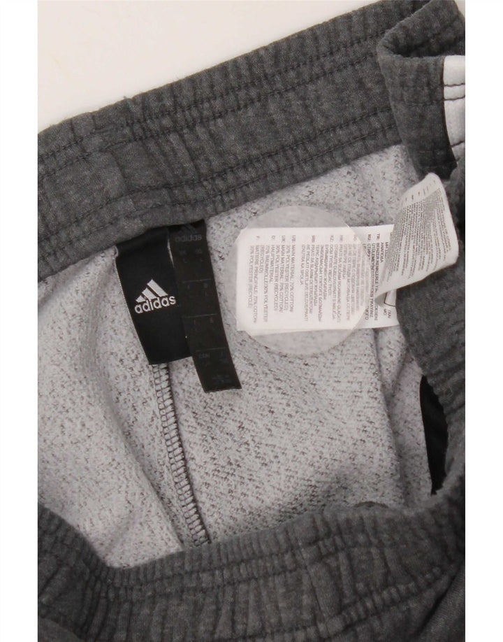 Мужские спортивные брюки Adidas для бега, большие серые хлопковые брюки
