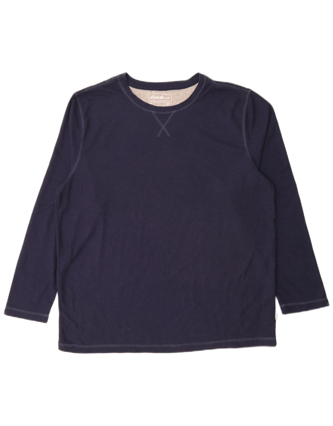 Мужской топ Eddie Bauer с длинным рукавом XL, темно-синий, полиэстер
