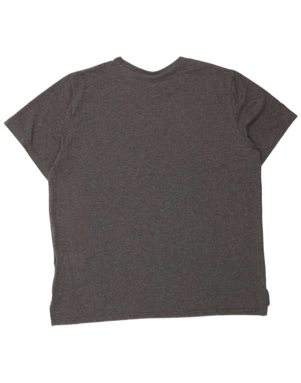 Мужская футболка NIKE Dri Fit с графическим рисунком, размер 2XL, серый хлопок в тонкую полоску