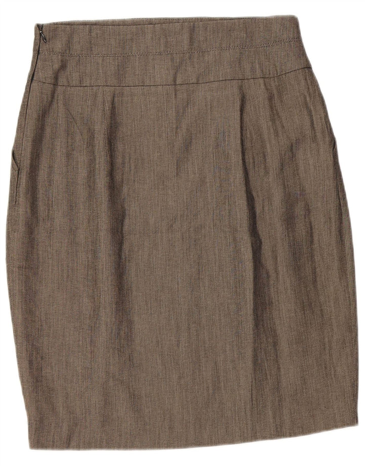 Женская юбка-карандаш Zara Medium W28 Серая вискоза