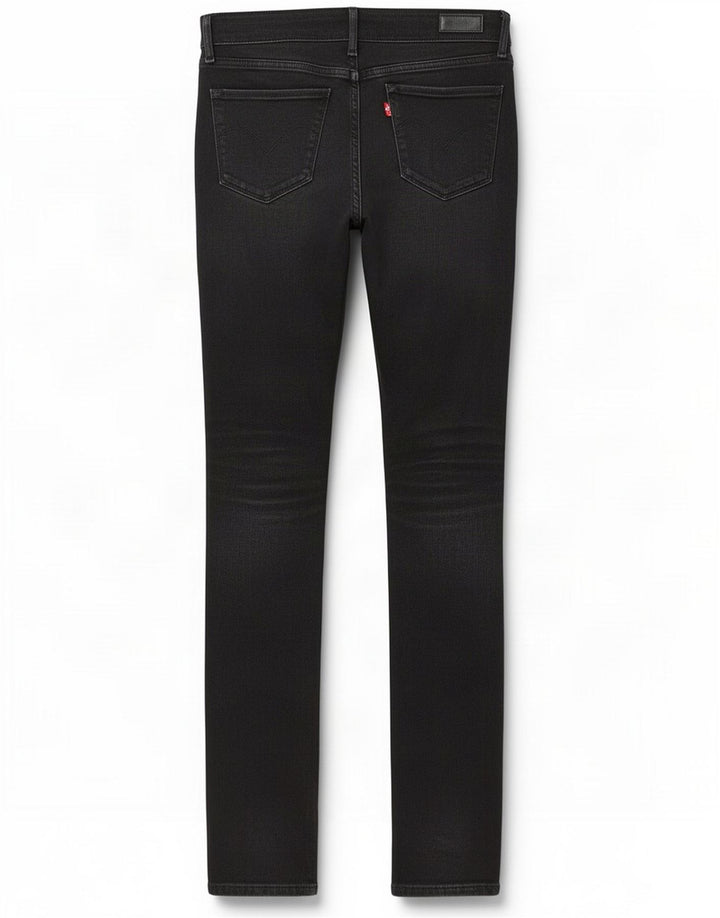 Женские узкие джинсы Levi's W28 L34, черный хлопок