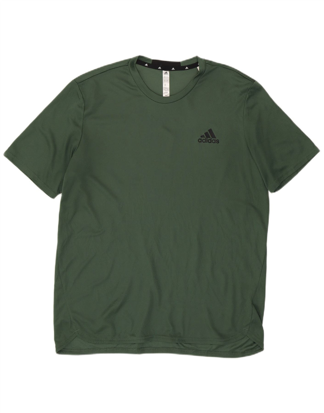Adidas Мужская футболка Aeroready Верх среднего зеленого цвета из полиэстера