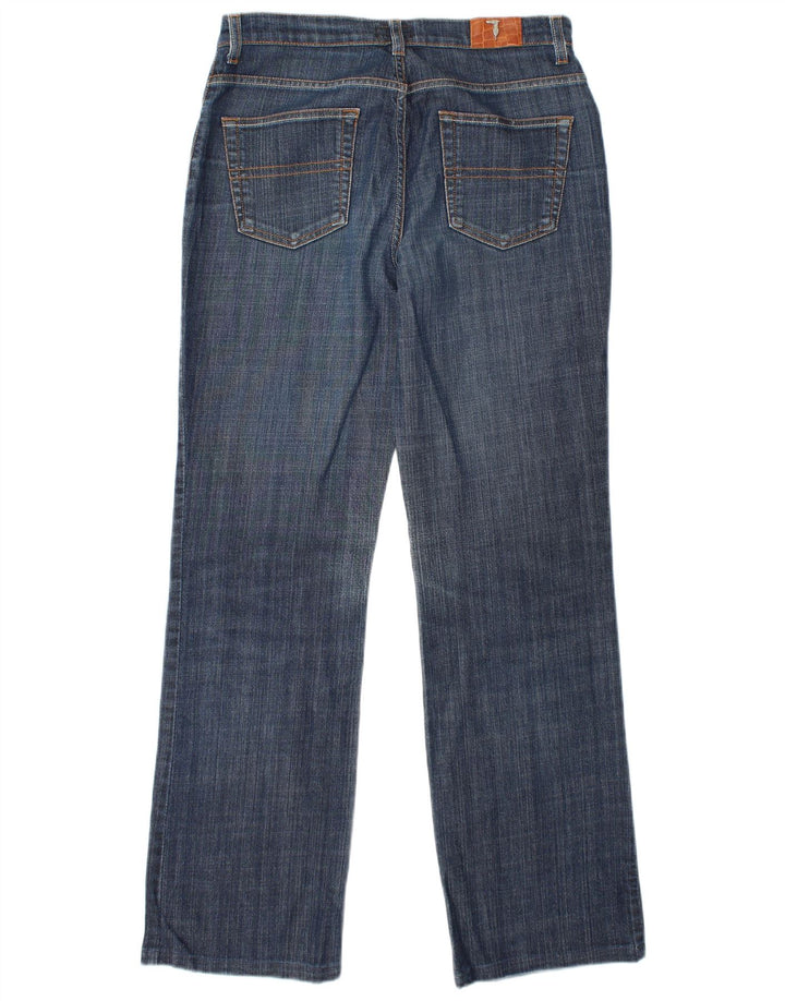TRUSSARDI Женские прямые джинсы W30 L31 синие, хлопок