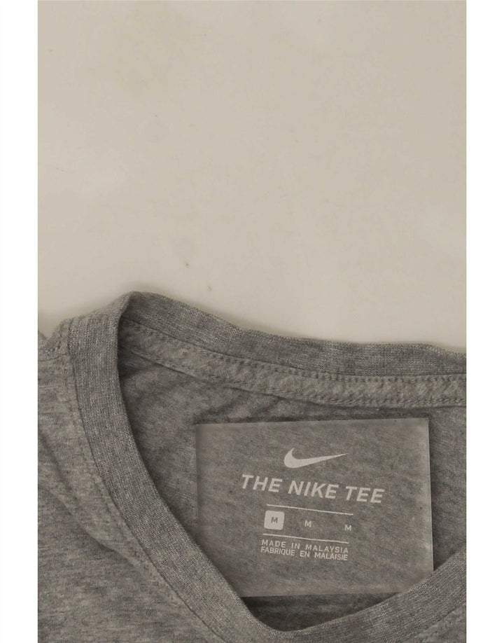 Мужская футболка с рисунком Nike, средний серый цвет