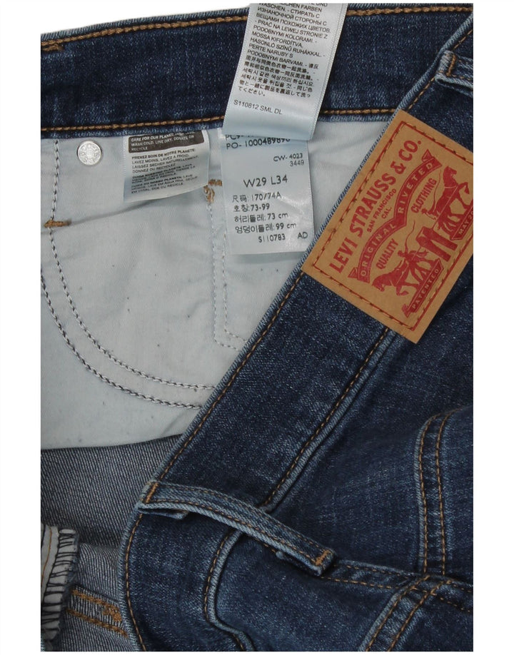 Женские джинсы Levi's 312 Shaping Slim W29 L34, синий хлопок