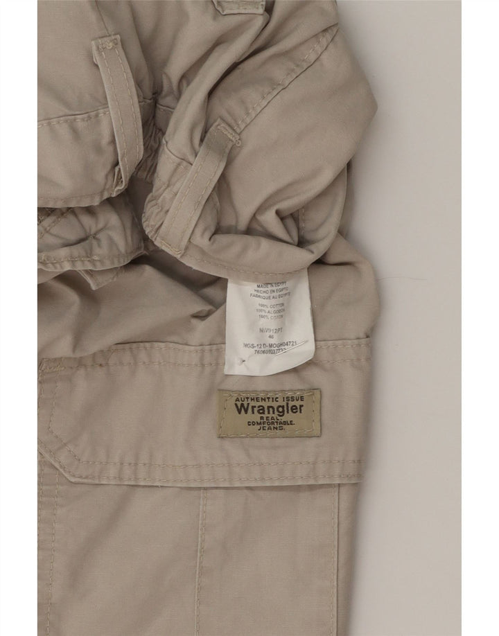 WRANGLER Mens Cargo Shorts W46 3XL  Beige Cotton Vintage Wrangler and Second-Hand Wrangler from Messina Hembry 
