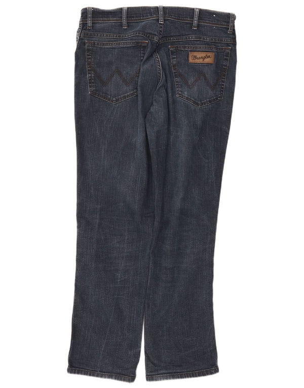 Мужские прямые джинсы Wrangler Texas W34 L32, темно-синий хлопок