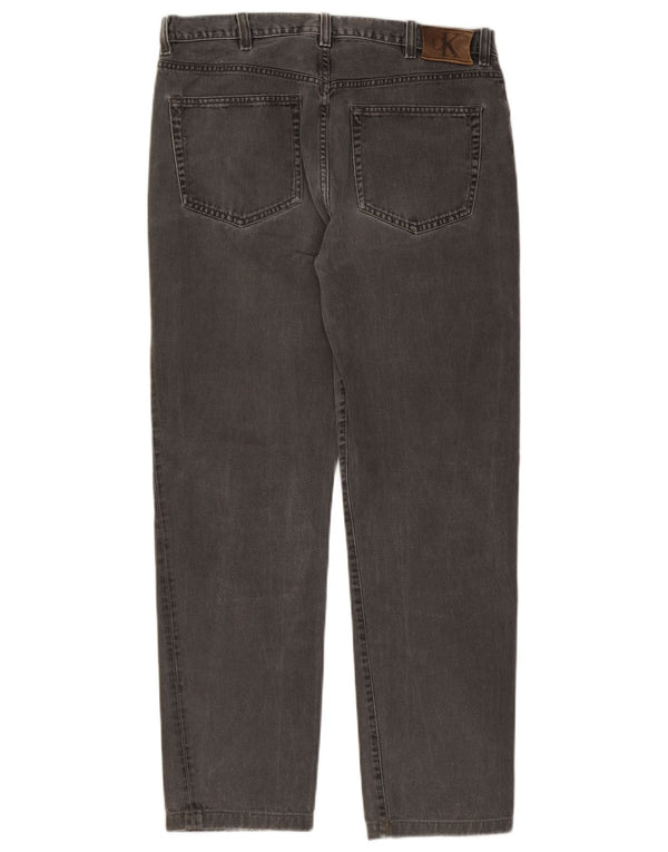 Мужские прямые джинсы Calvin Klein W34 L30 серые