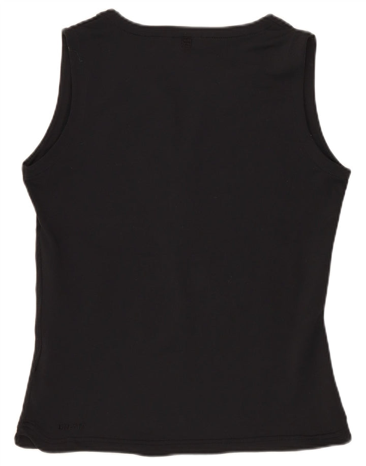 Женский укороченный жилет Nike Dri Fit UK 10/12, средний полиэстер в черную полоску