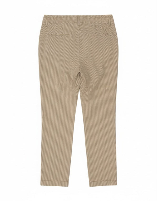 Женские узкие брюки-чиносы Zara EU 38, маленькие W28 L27, хлопок в зеленую полоску