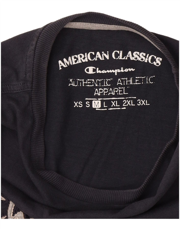 Женская футболка с рисунком Champion UK 14 Medium Navy Blue