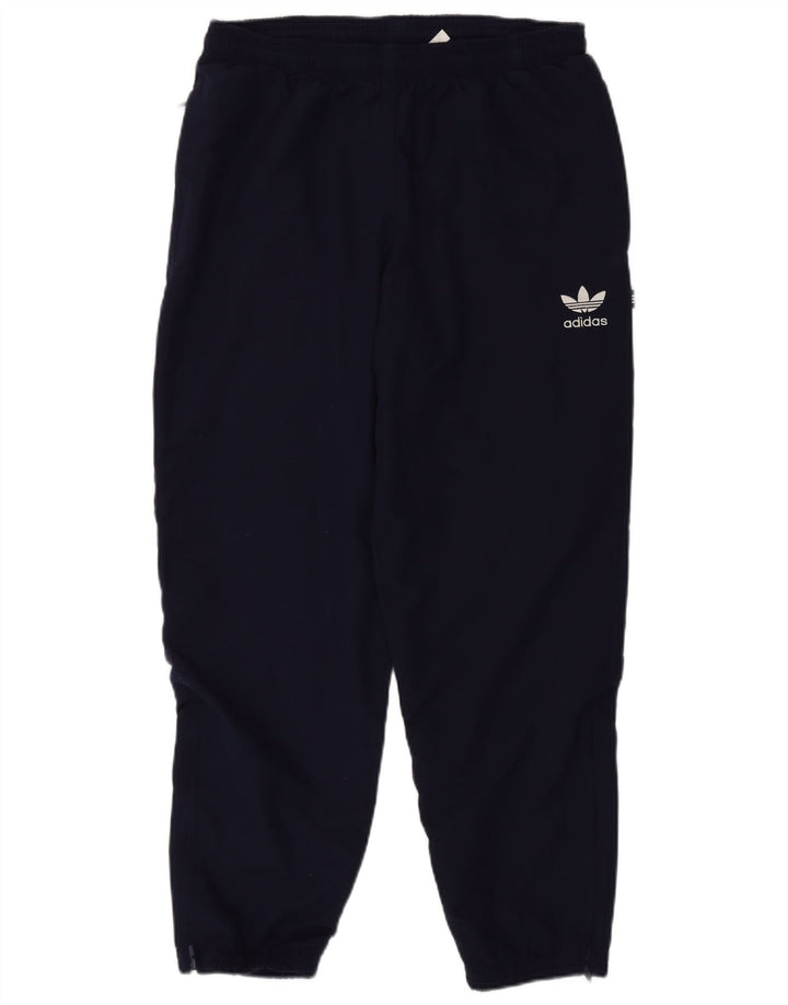 Мужские спортивные брюки Adidas Joggers среднего размера, темно-синие, полиэстер