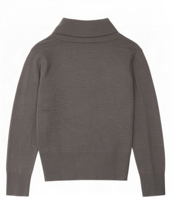 Женский двубортный кардиган с рукавом 3/4 Zara UK 16, большой серый цвет