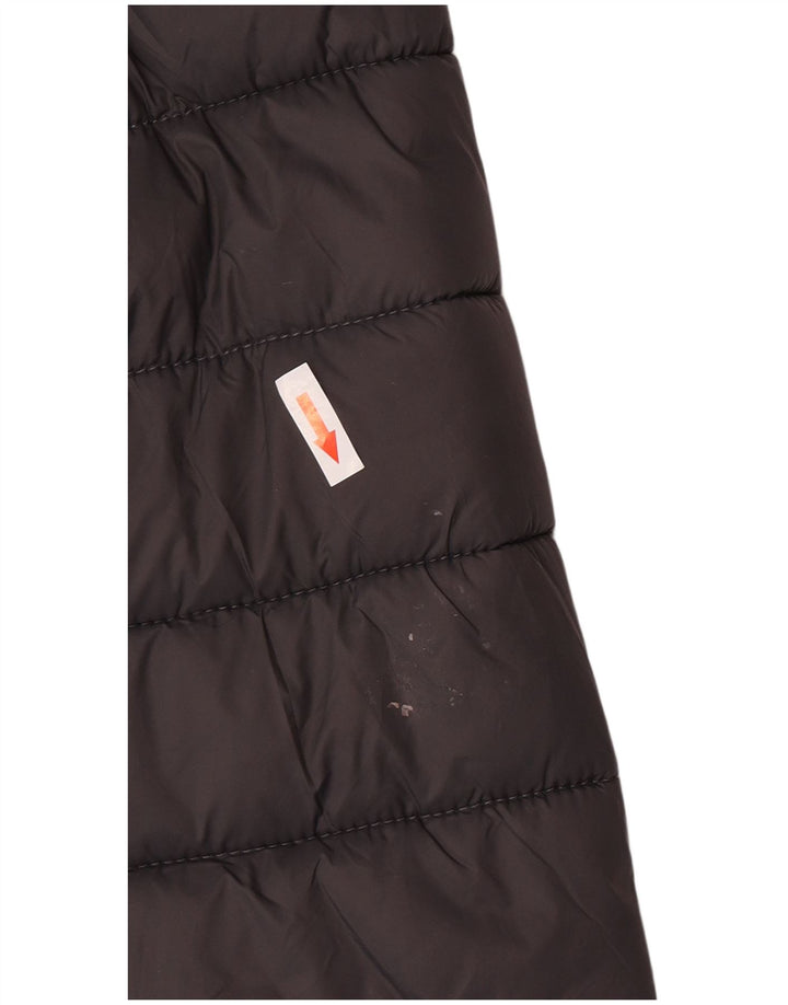 Женская стеганая куртка Superdry UK 16, большой серый нейлон