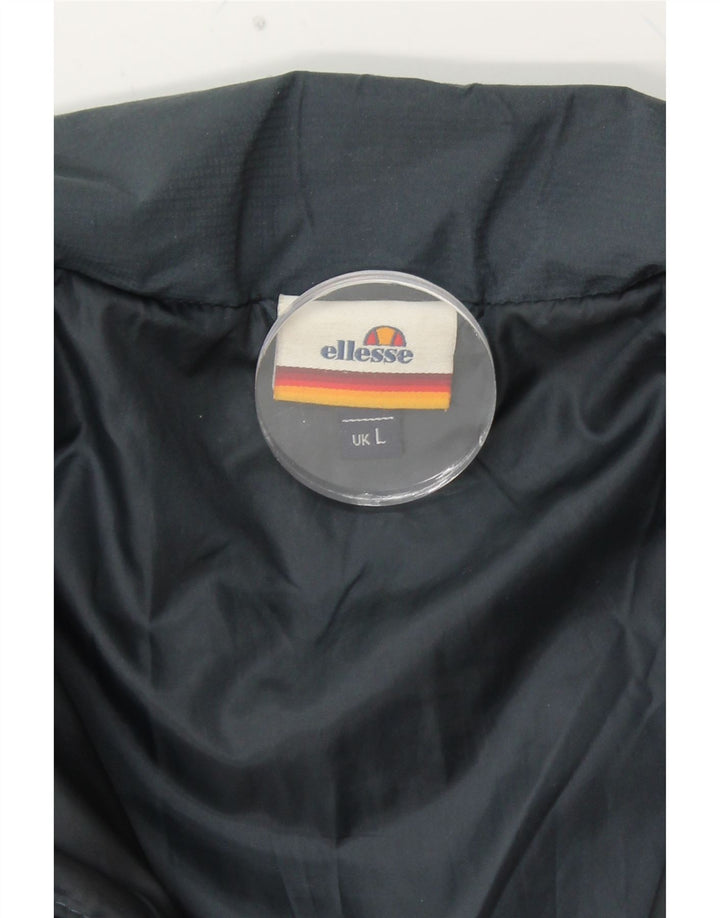 Женская стеганая куртка ELLESSE UK 16, большой размер, темно-синий, полиэстер