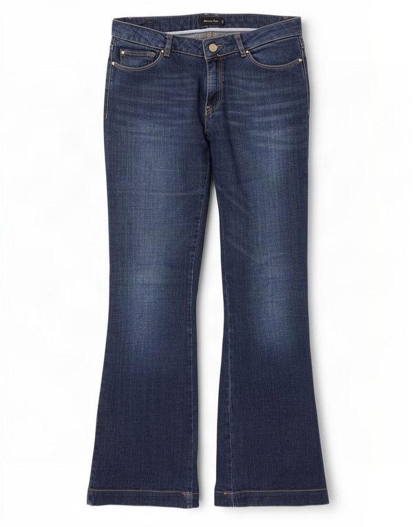Женские джинсы Bootcut Massimo Dutti EU 40 Medium W30 L30 Темно-синие, хлопок