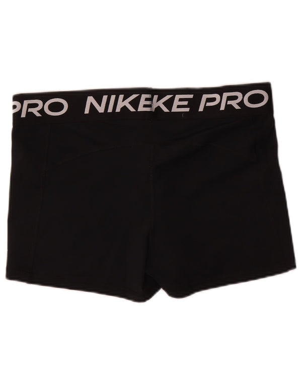 Женские спортивные шорты Nike Dri Fit с графическим рисунком UK 18 XL, черный полиэстер