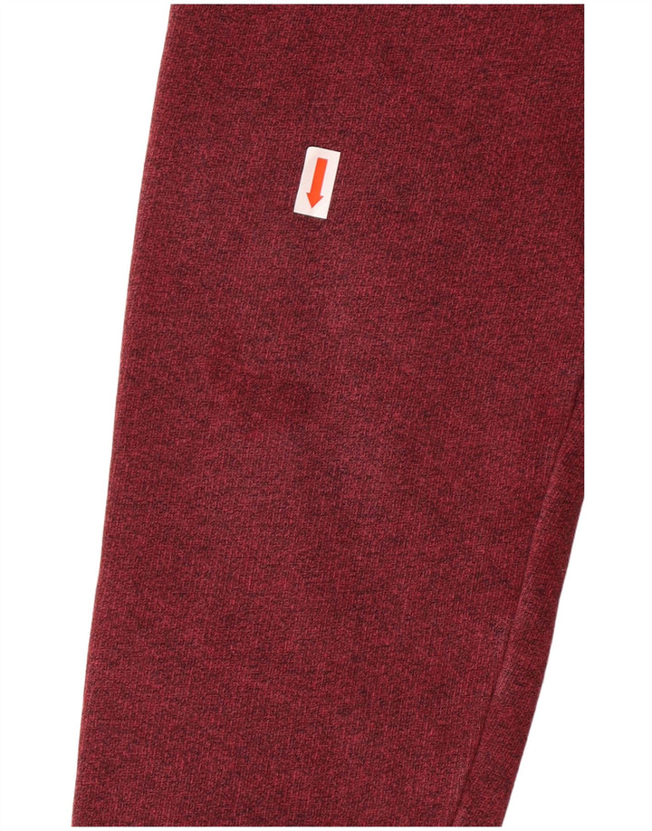 JACK WILLS Мужской джемпер с капюшоном с рисунком, маленький бордовый, хлопковый с крапинками