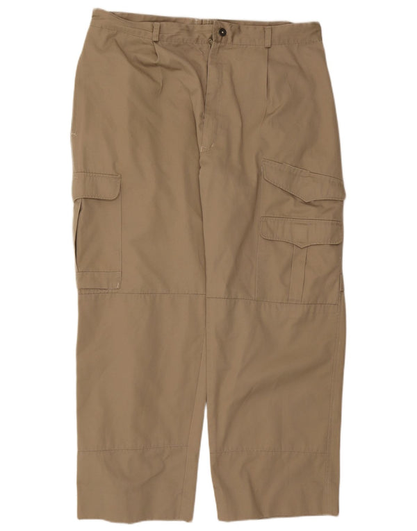 ВИНТАЖНЫЕ мужские прямые брюки карго W36 L28 хаки