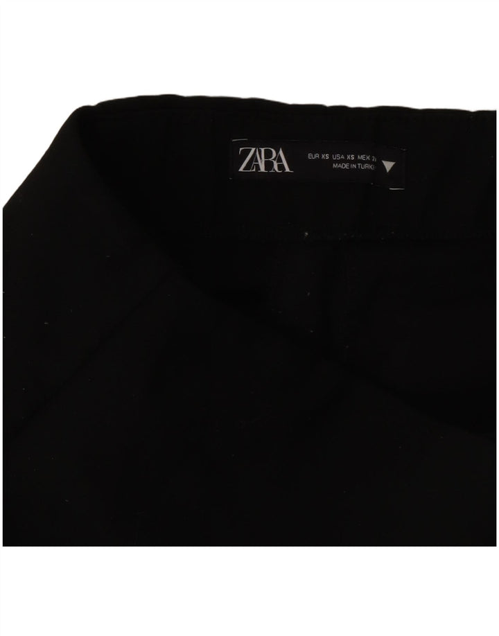 Женские шорты Zara XS W24, черный полиэстер