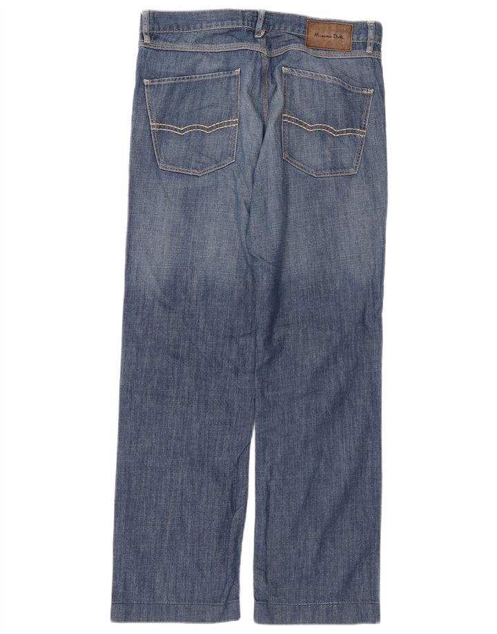 Мужские широкие джинсы Massimo Dutti EU 42, большие W32 L30, синие