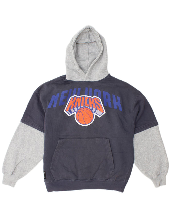 Джемпер с капюшоном Zara Boys New York Knicks 13–14 лет, темно-синий с цветными блоками