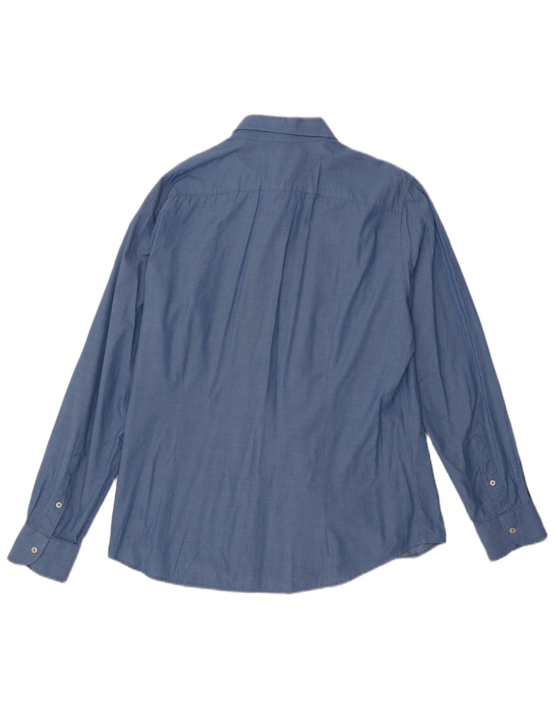 Мужская рубашка BENETTON XL, синяя аргайл/ромб, хлопок