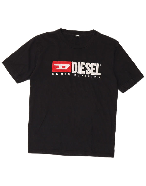 Женская футболка с рисунком Diesel Top UK 18 XL, черная