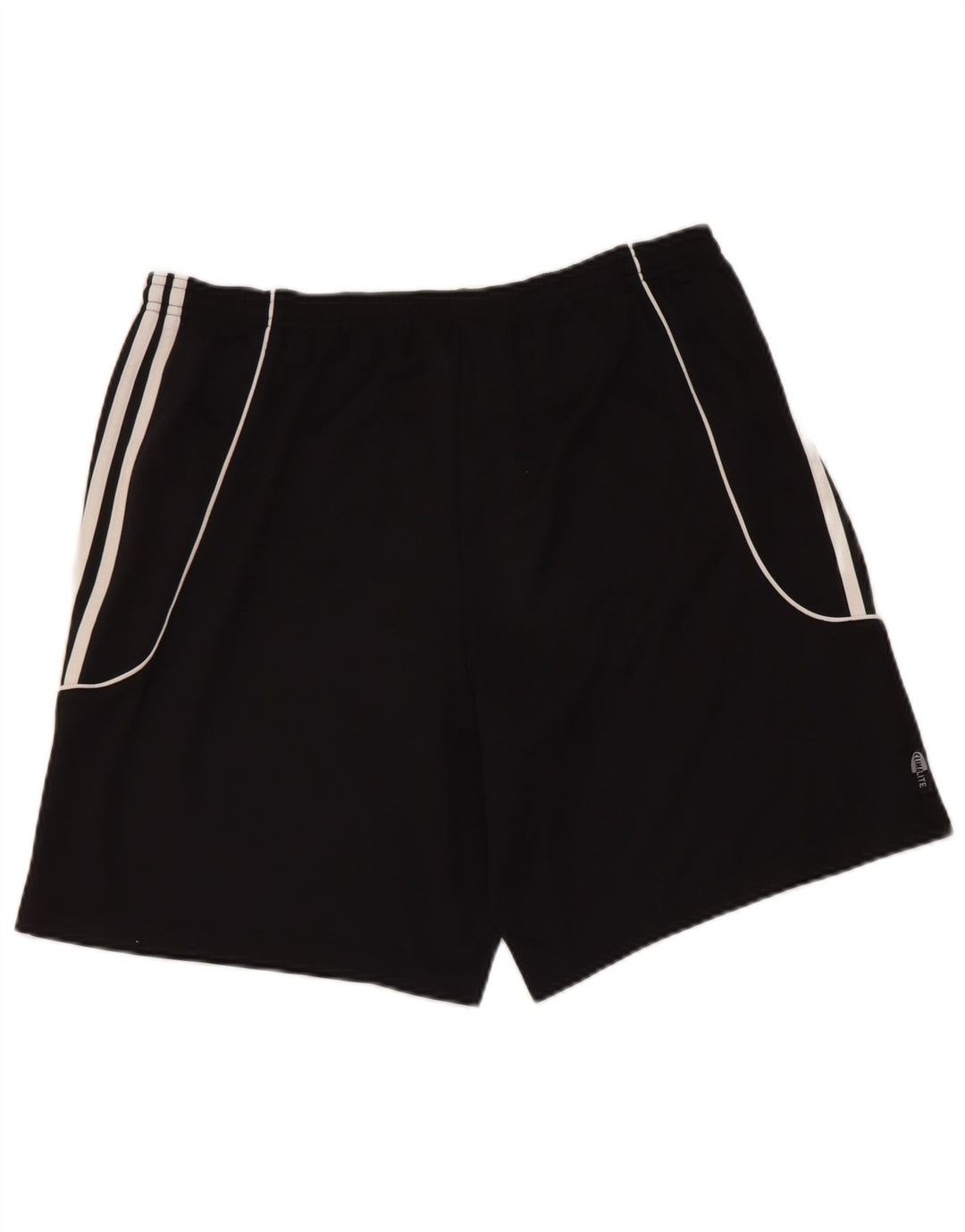 Мужские спортивные шорты Adidas Climalite, большие черные из полиэстера