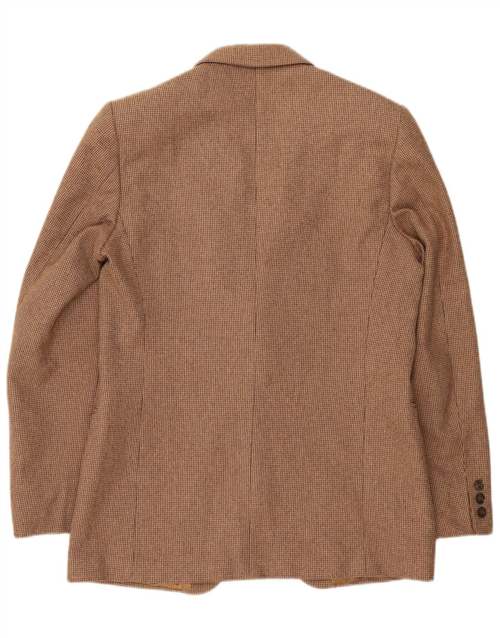 Винтажный мужской костюм из двух предметов на 2 пуговицах IT 48 Medium W32 L28 Коричневый