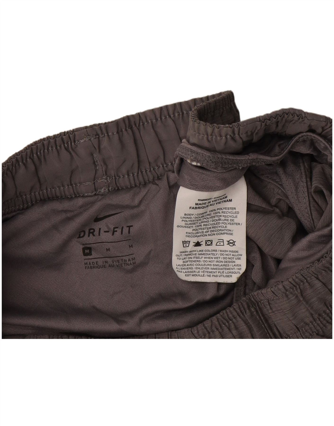 Женские спортивные шорты NIKE Dri Fit UK 14, средний серый полиэстер