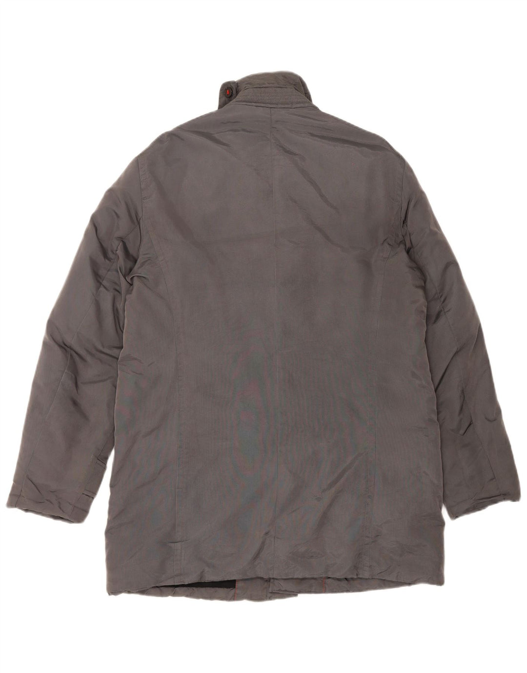 PEUTEREY Mens Raincoat UK 40 Large Grey Polyamide