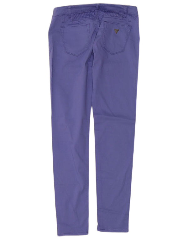 Женские повседневные брюки Guess Beverly Slim W30 L30, фиолетовые, хлопковые