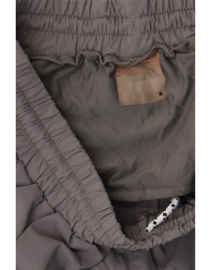 PUMA Mens Tracksuit Trousers Medium  Grey Colourblock Polyester Vintage Puma and Second-Hand Puma from Messina Hembry 